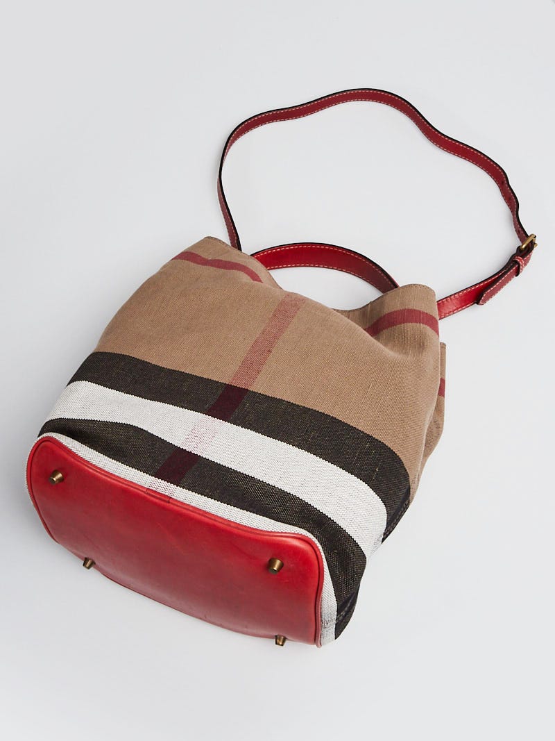 BURBERRY Brit Susanna Medium Bucket Bag