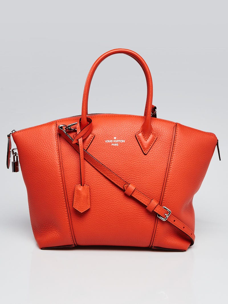 Louis Vuitton Soft Lockit Handbag Leather Pm