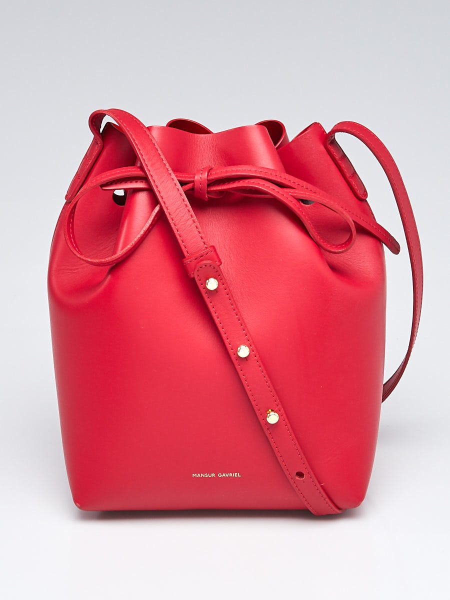 Mansur Gavriel Flamma Flamma Calf Leather Mini Bucket Bag