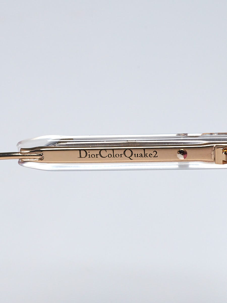 Christian Dior Pink Acetate Quake2 Rimless Sunglasses