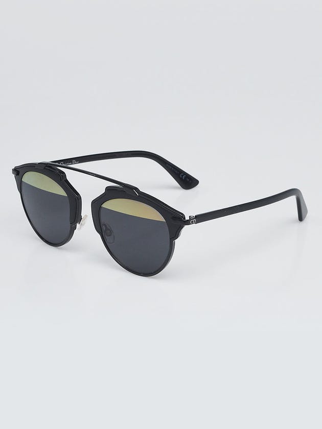 Christian Dior Blacktone Metal/Acetate So Real Brow Bar Sunglasses
