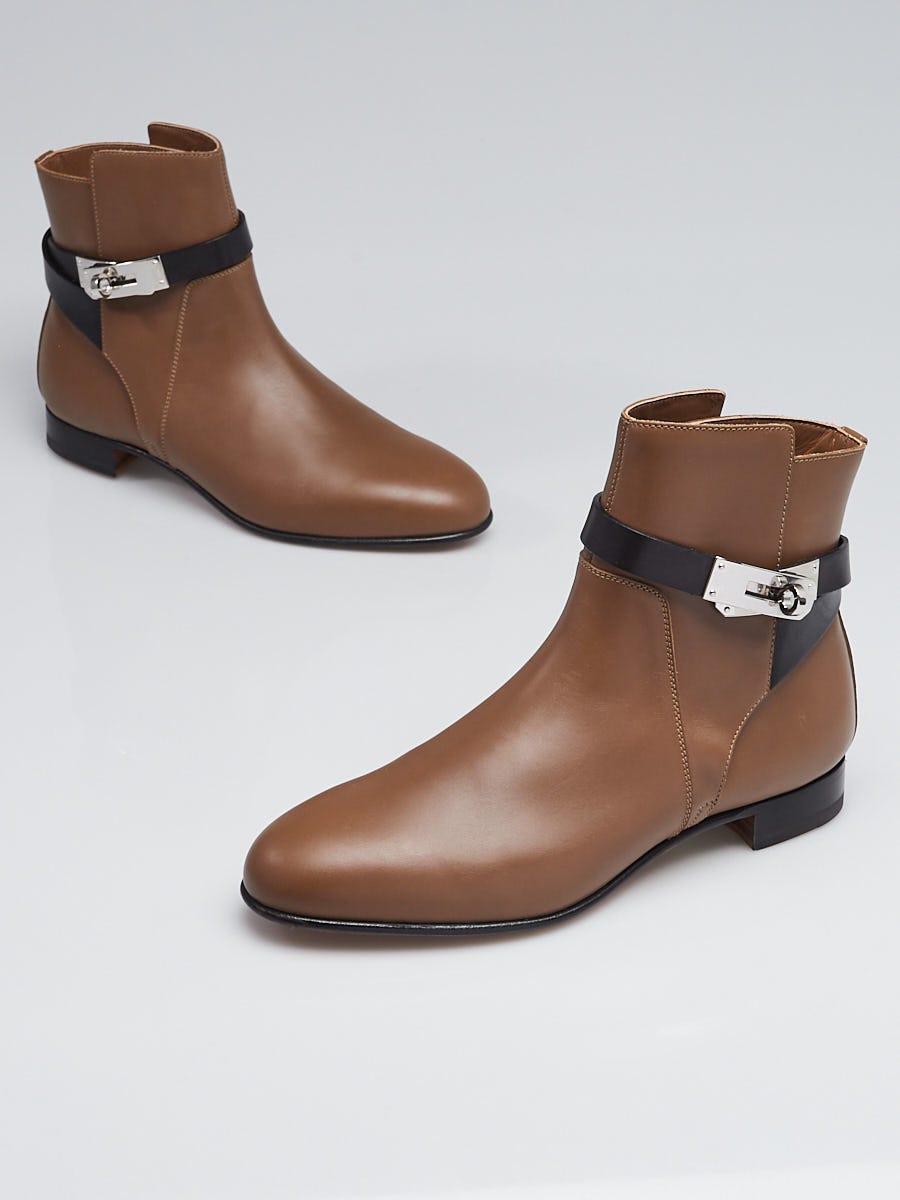 Calfskin Leather Neo Ankle Boots 