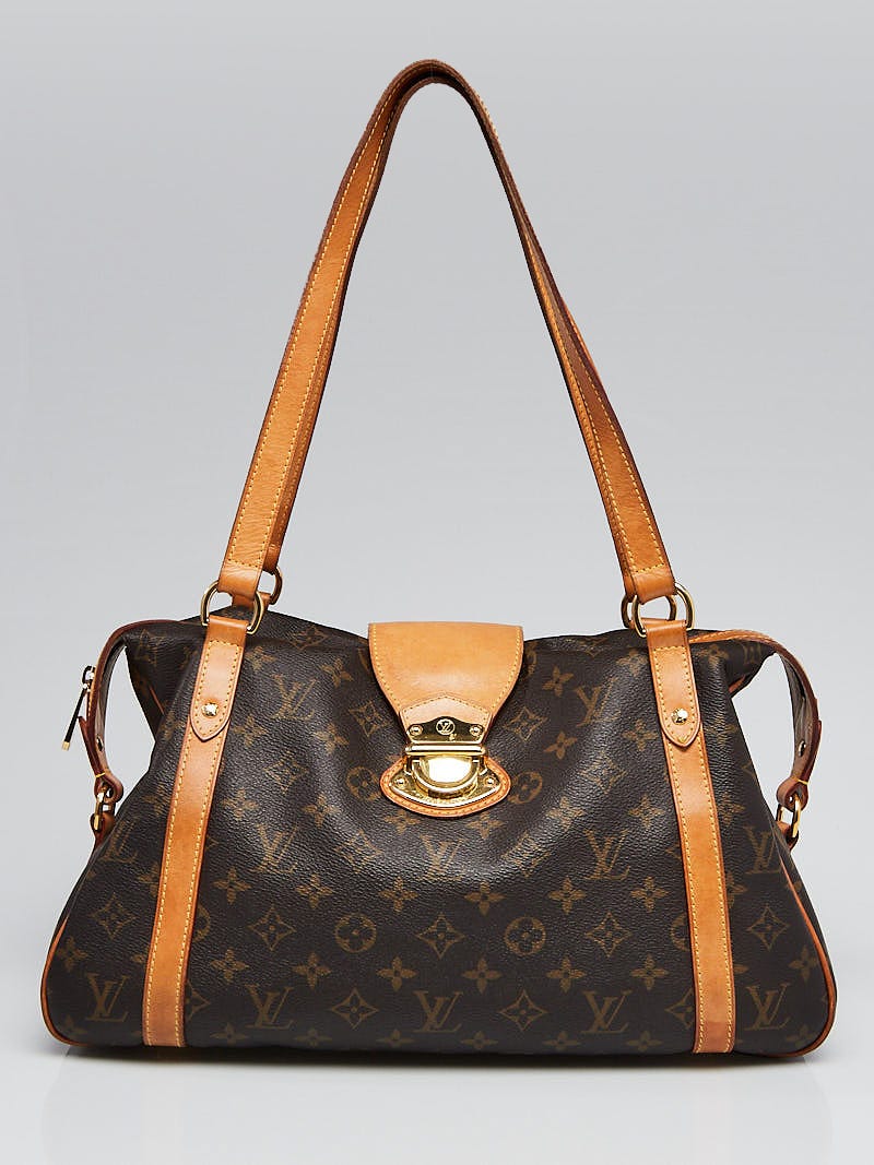 Louis Vuitton Vintage - Monogram Fold Tote PM Bag - Brown Red