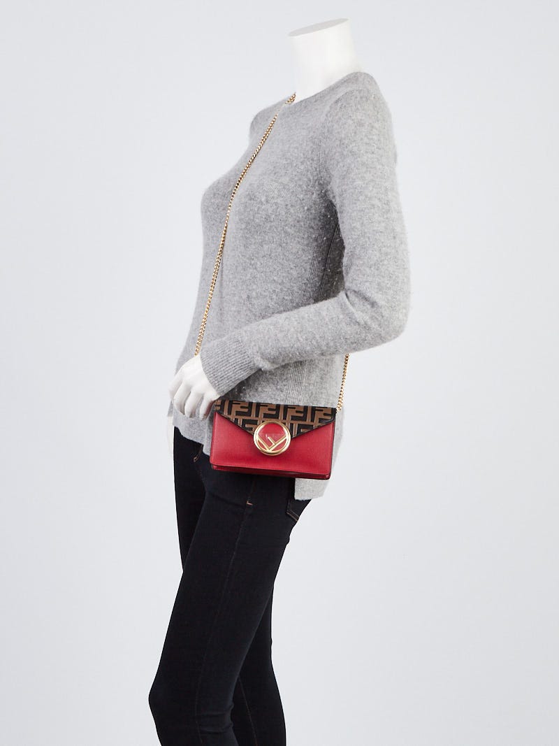 Red fendi deals belt bag