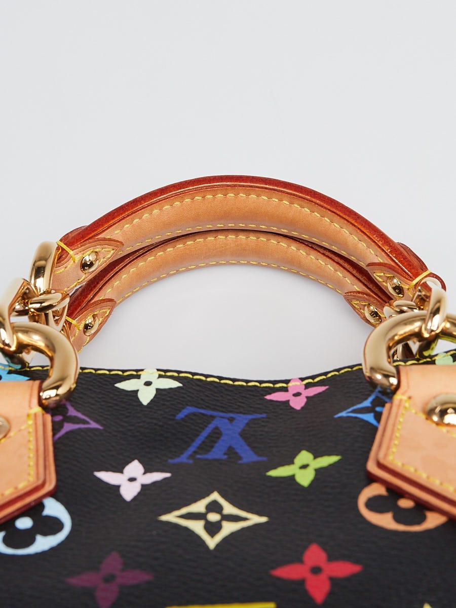 Louis Vuitton Audra Handbag Monogram Multicolor Black 1580741