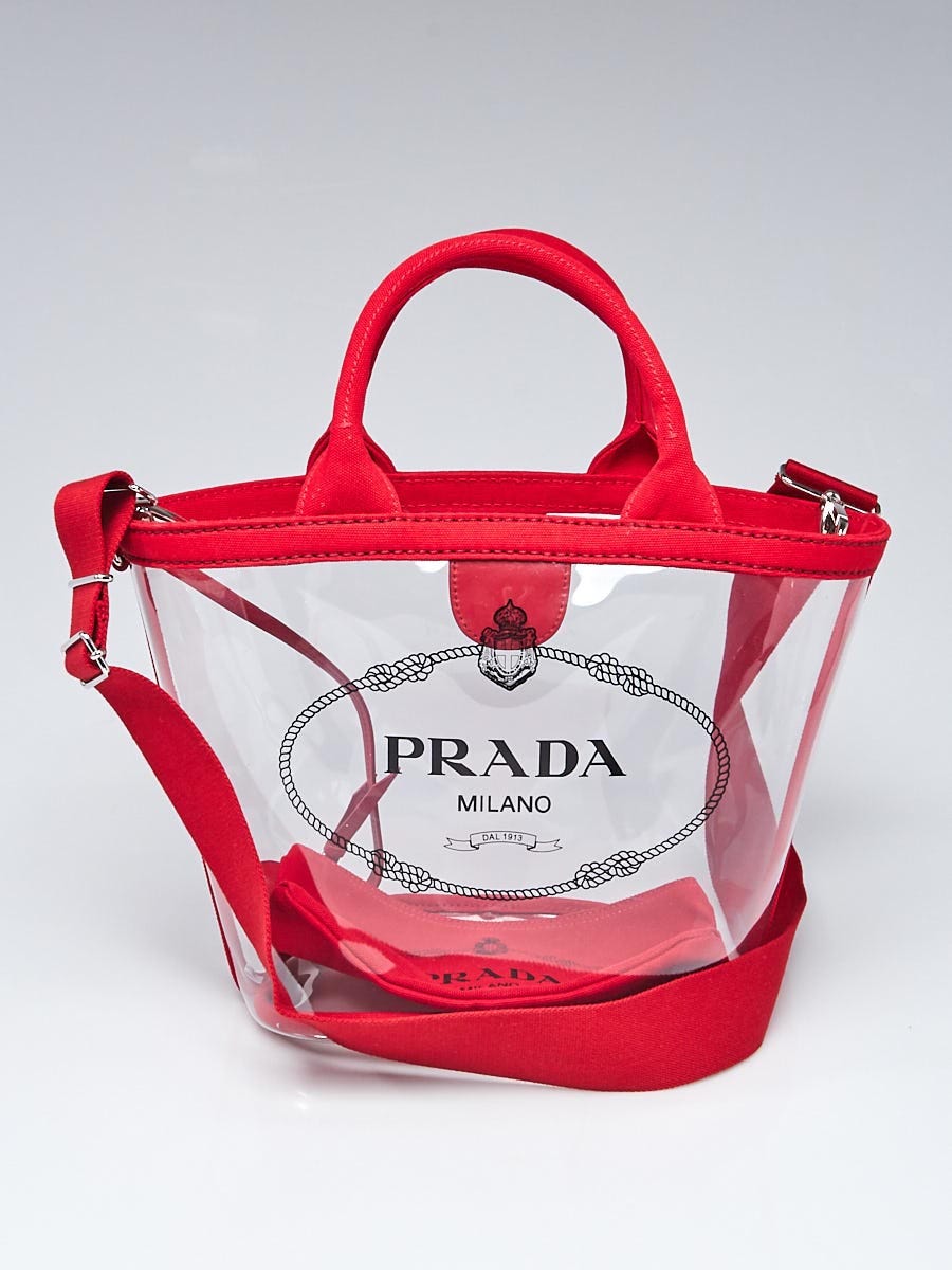 Prada plastic bag best sale