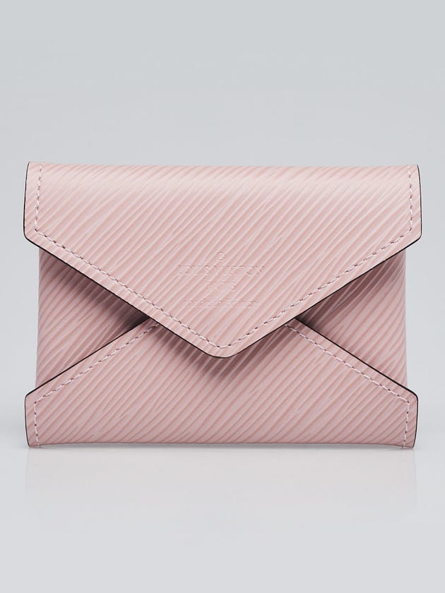 Louis Vuitton Rose Ballerine Epi Leather Kirigami Small Card Holder