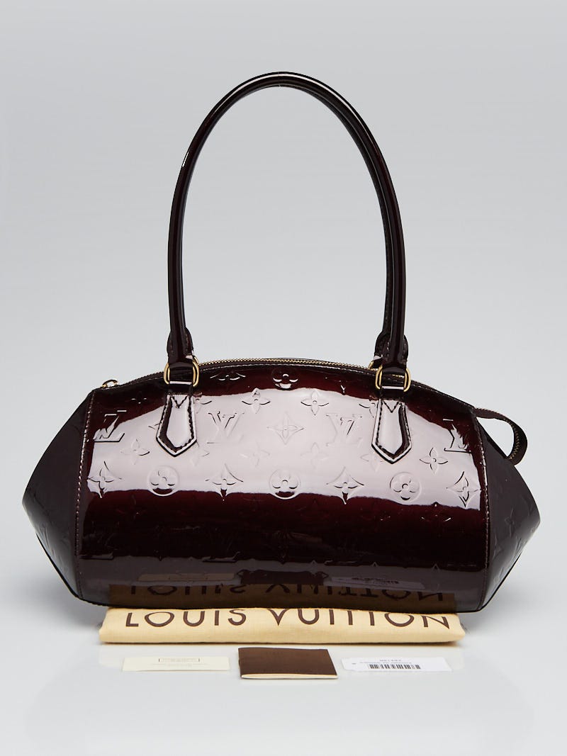 Louis Vuitton Amarante Monogram Vernis Sherwood PM Bag - Yoogi's Closet