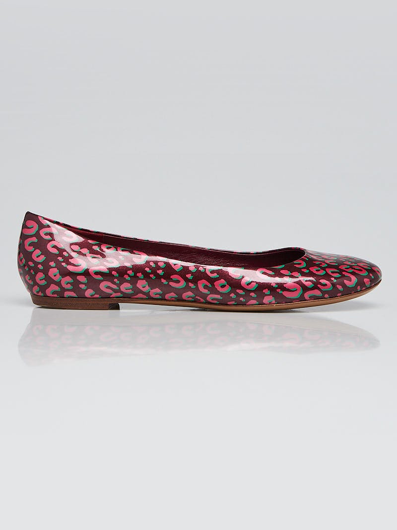 Louis Vuitton Leopard Print Vernis Stephen Sprouse Ballet Flats