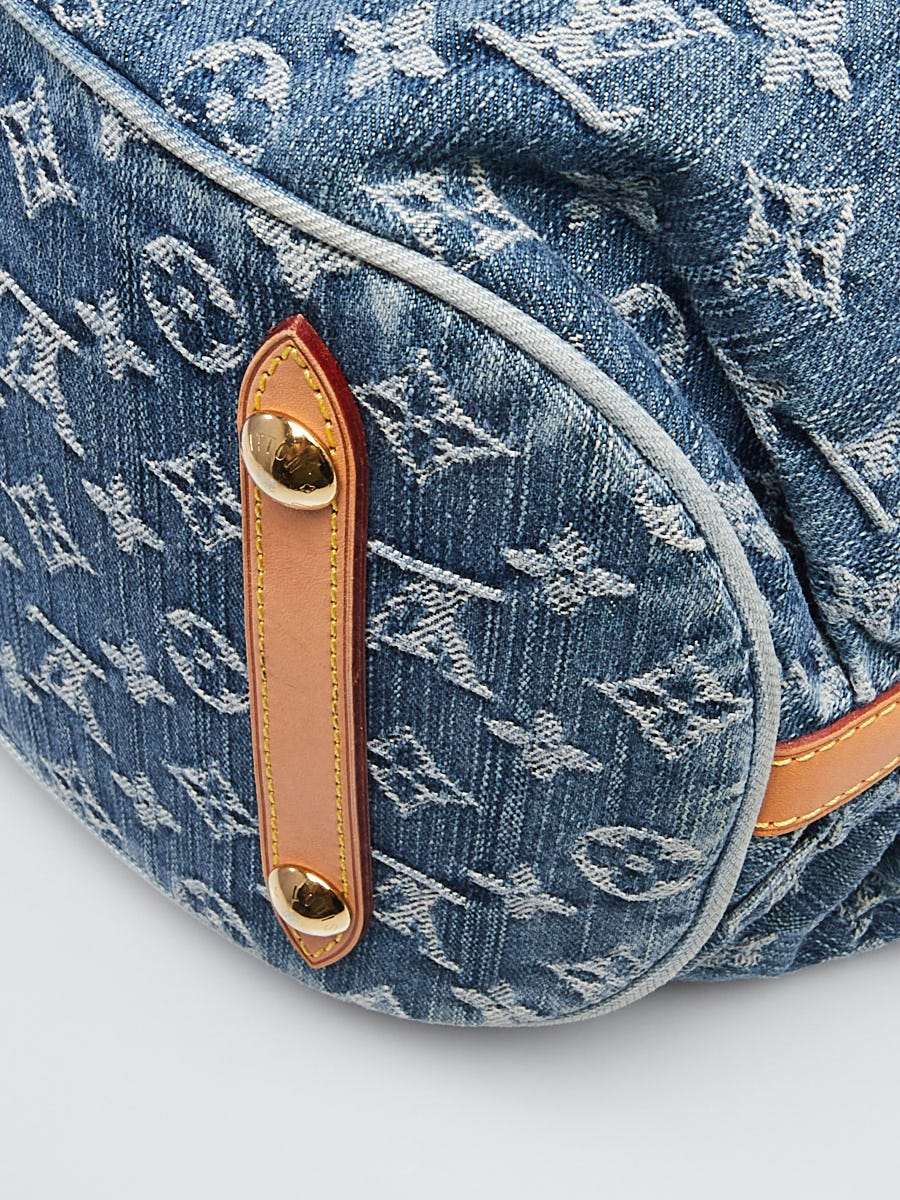 Louis Vuitton Blue Monogram Denim XL Bag - Yoogi's Closet