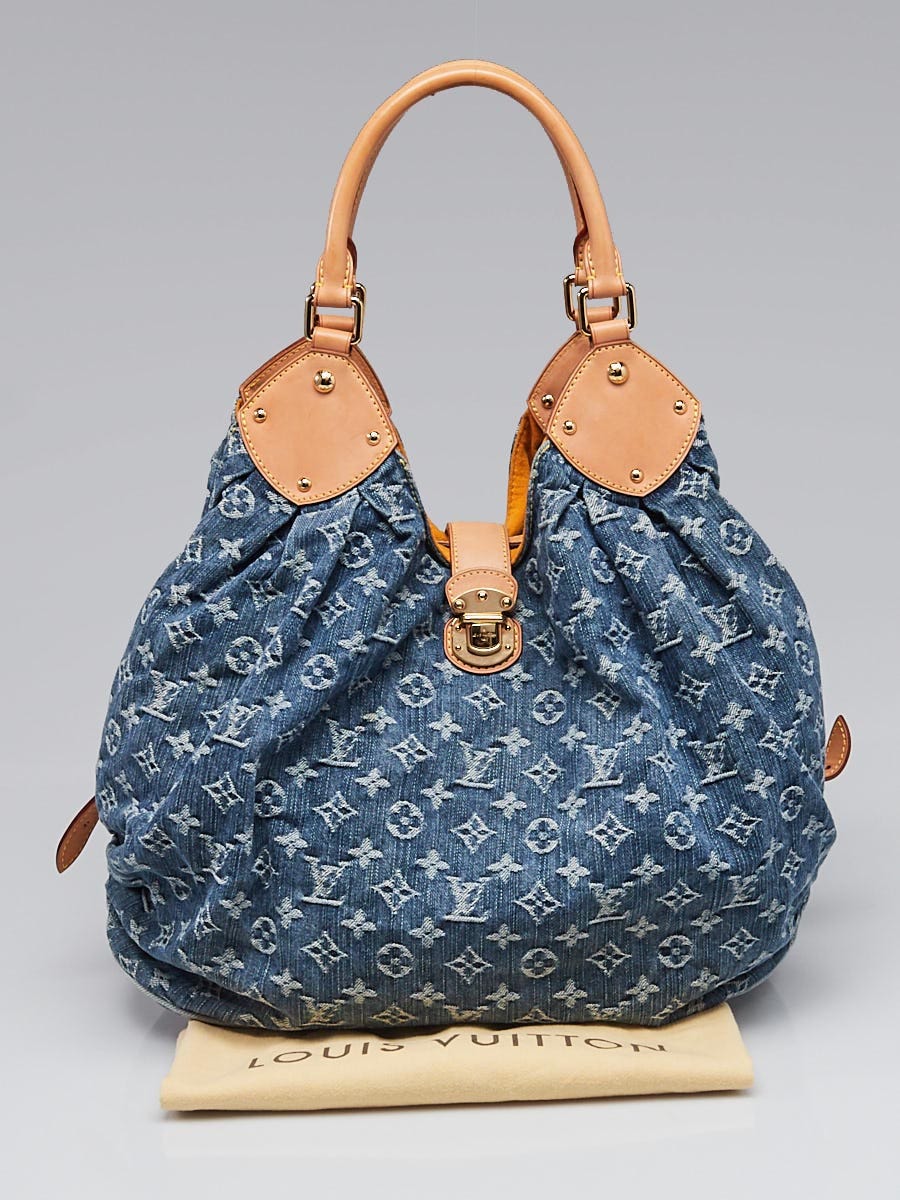 Louis Vuitton Blue Monogram Denim XL Bag - Yoogi's Closet