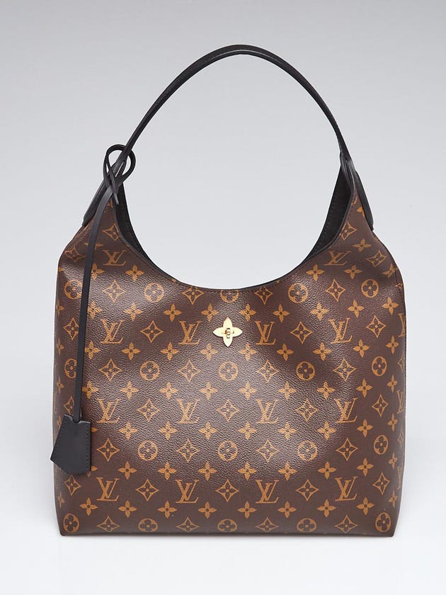 Louis Vuitton Monogram Canvas Flower Hobo Bag
