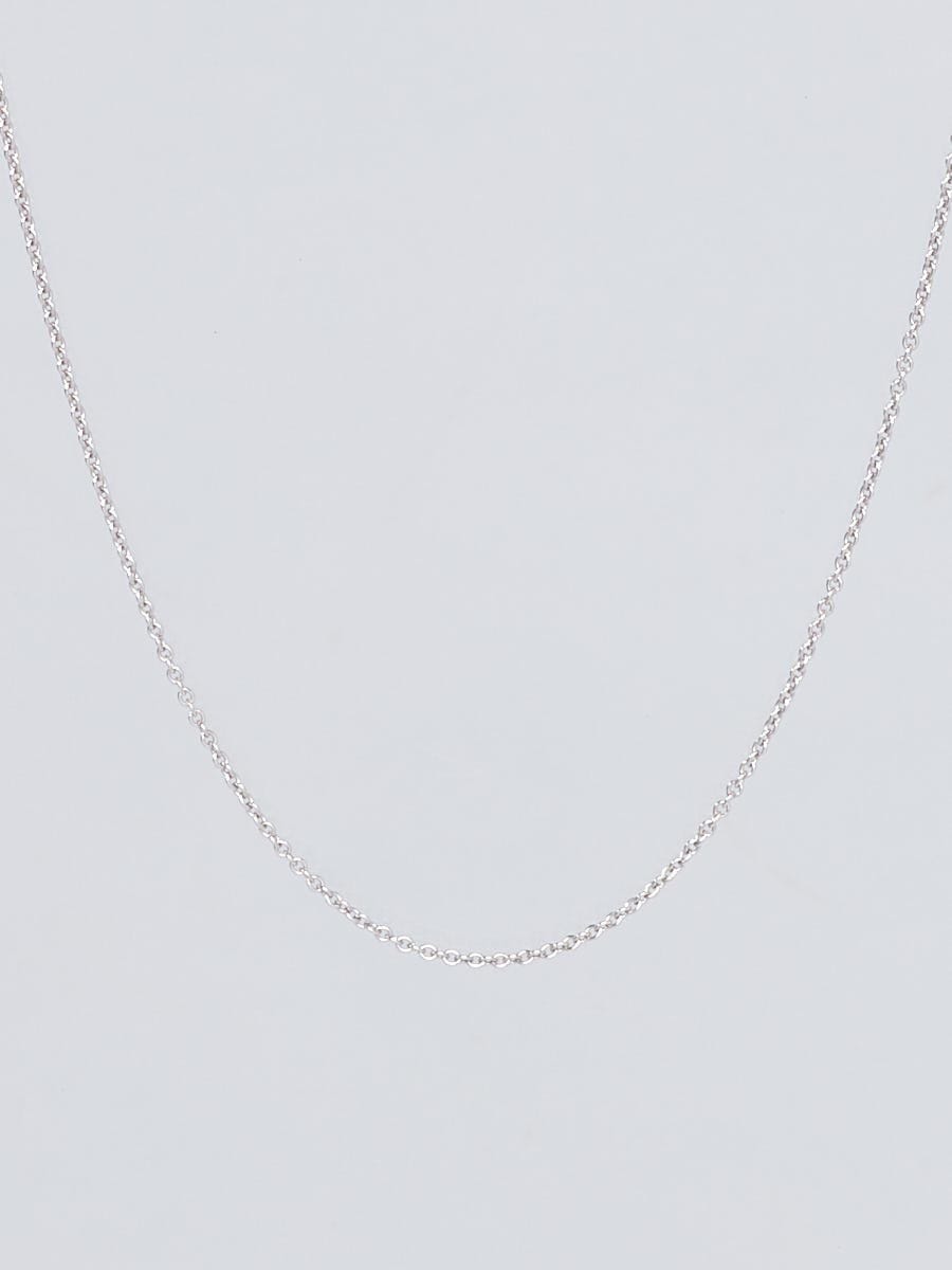 Tiffany & Co. 18k White Gold Chain Necklace