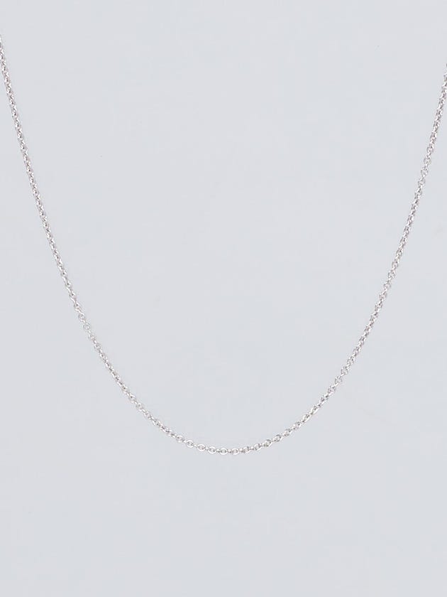 Tiffany & Co. 18k White Gold Chain Necklace