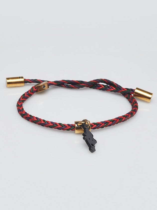 Louis Vuitton Multicolor Leather Friendship Charm Bracelet