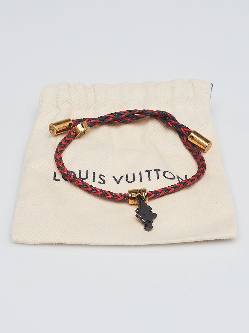 ブレスレット LOUIS VUITTON Friendship Bracelet Louis Vuitton Multicolor Leather Friendship Charm Bracelet