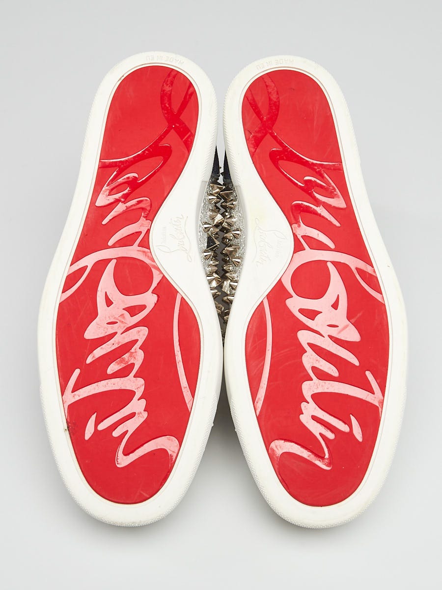 CHRISTIAN LOUBOUTIN ルイシュニアスハイクスニカ 3240423 CM53 Sharkyloub Sp Spikes ブラック カーフレザー - Shoes - Women