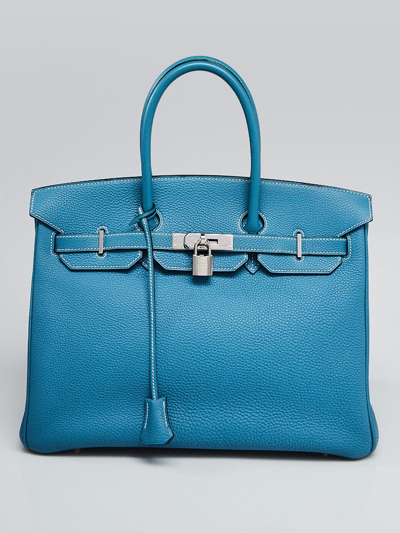 Hermes blue best sale jean birkin