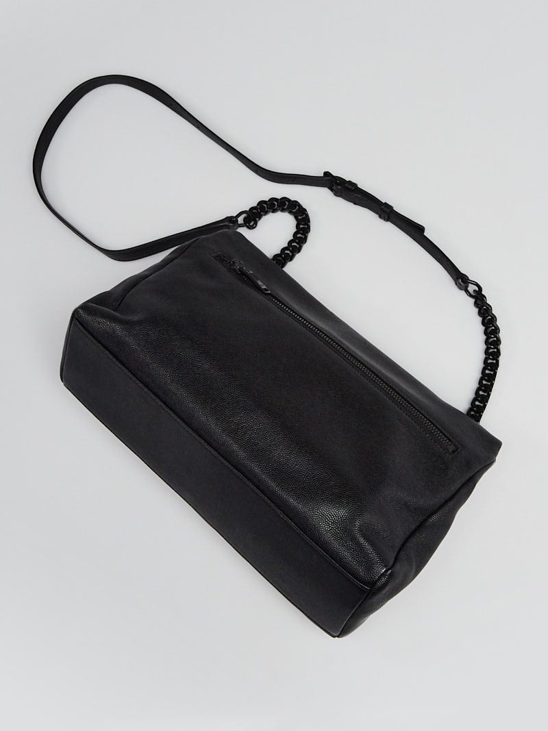 Yves Saint Laurent Black Pebbled Leather West Hollywood Flap Bag - Yoogi's  Closet