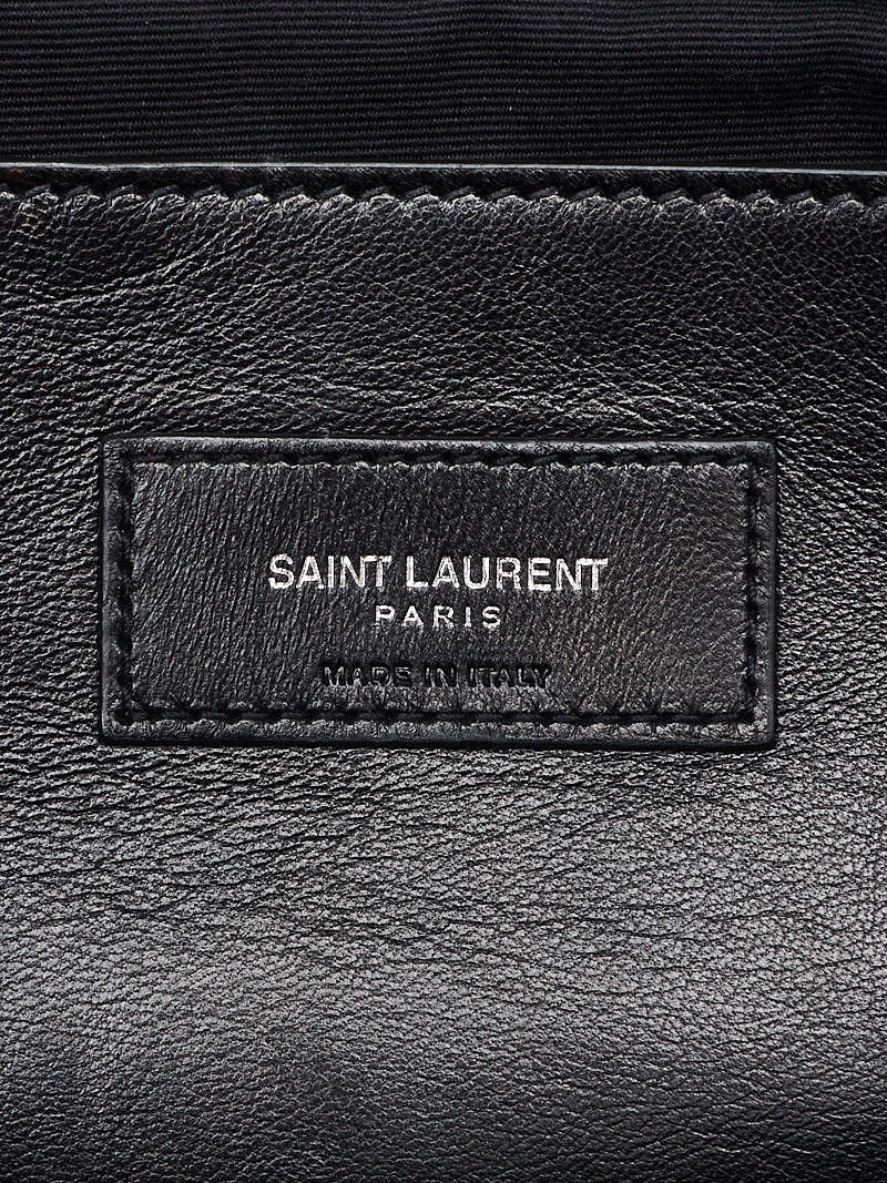 Yves Saint Laurent Black Pebbled Leather West Hollywood Flap Bag - Yoogi's  Closet