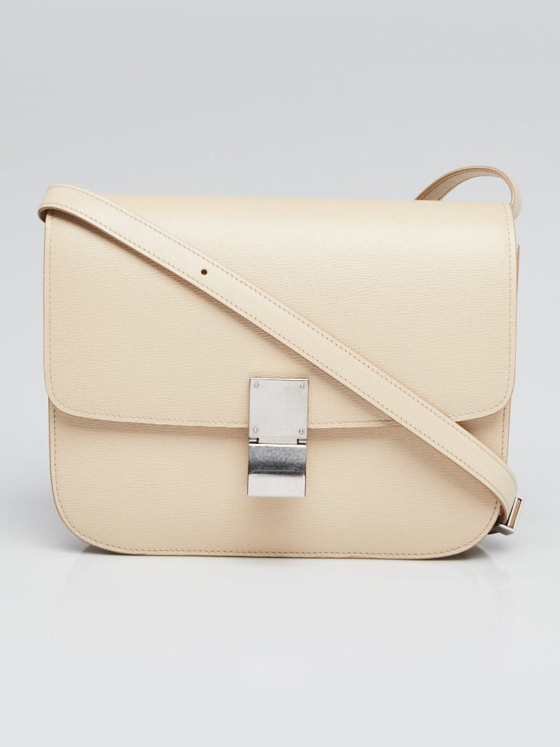 Celine box bag online grained leather