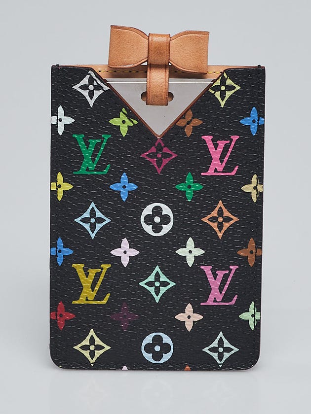 Louis Vuitton Black Monogram Multicolore Etui Miroir Mirror and Case