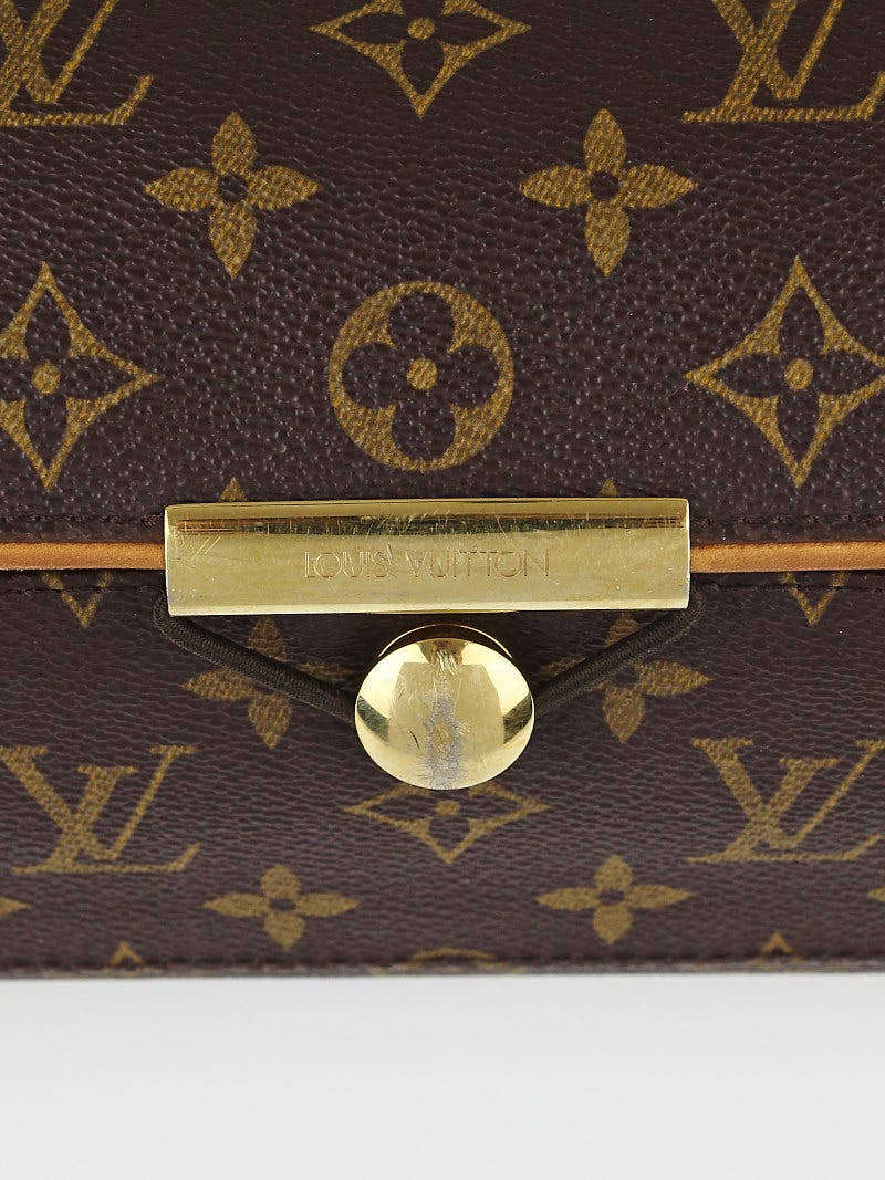 Abbesses messenger cloth bag Louis Vuitton Brown in Cloth - 19095908