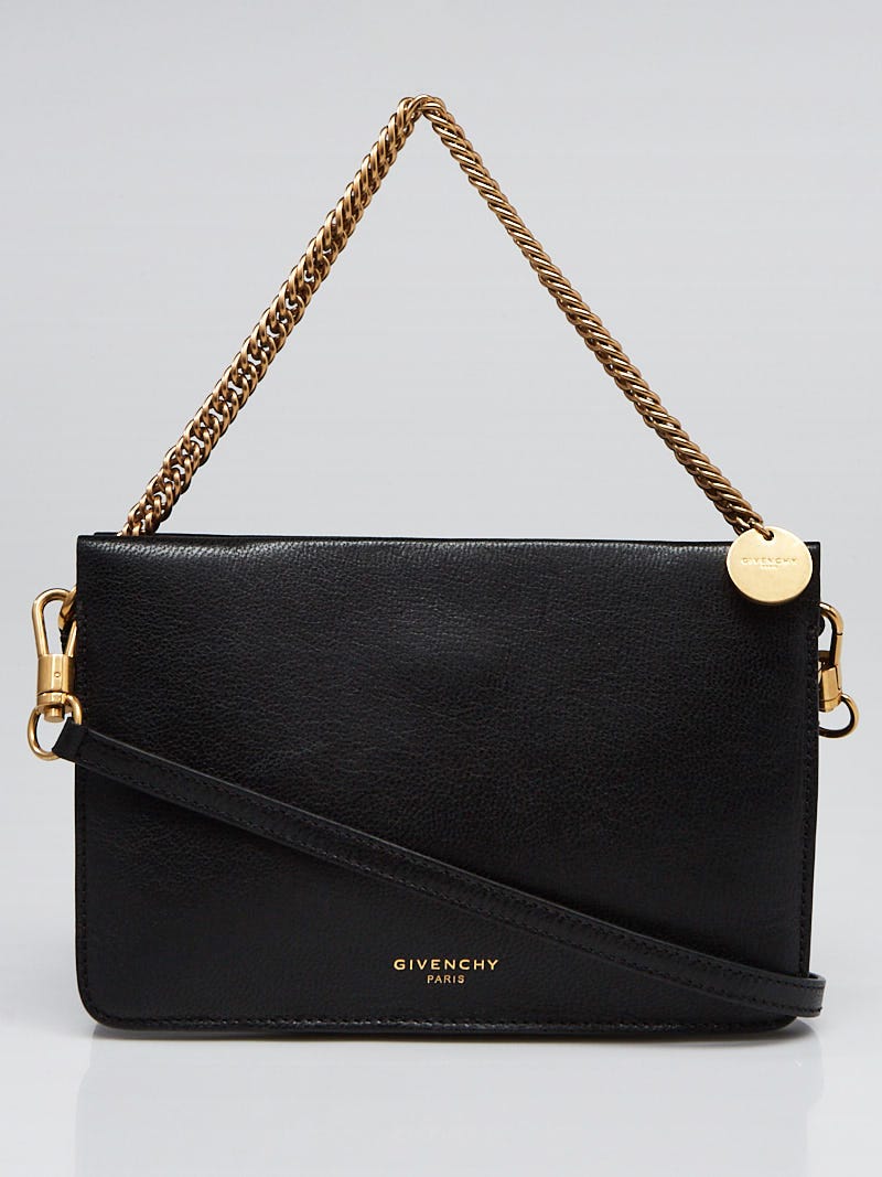 Givenchy Black Leather Suede Cross3 Crossbody Bag Yoogi s Closet