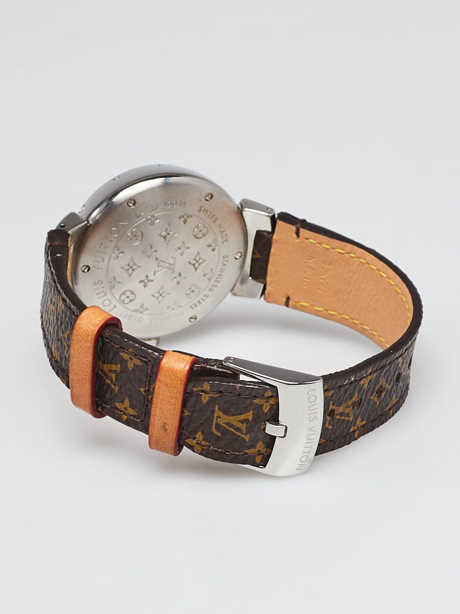Louis Vuitton - Authenticated Tambour Watch - Brown for Women, Good Condition