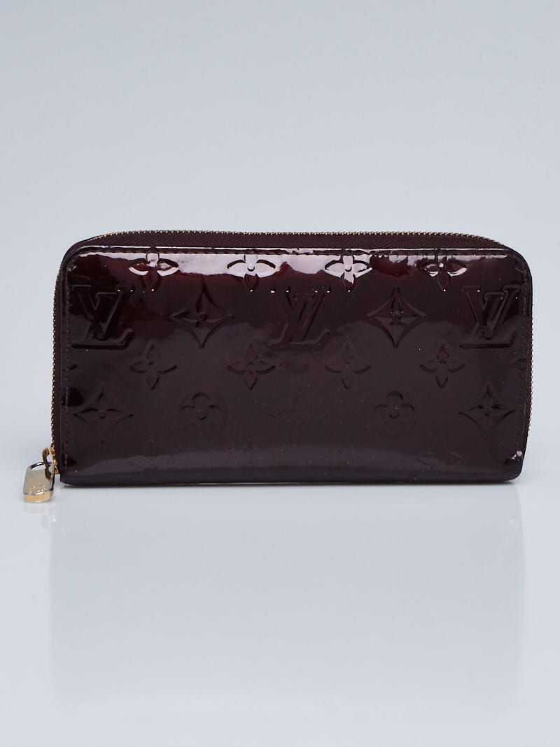 Louis Vuitton Amarante Monogram Vernis Zippy Wallet