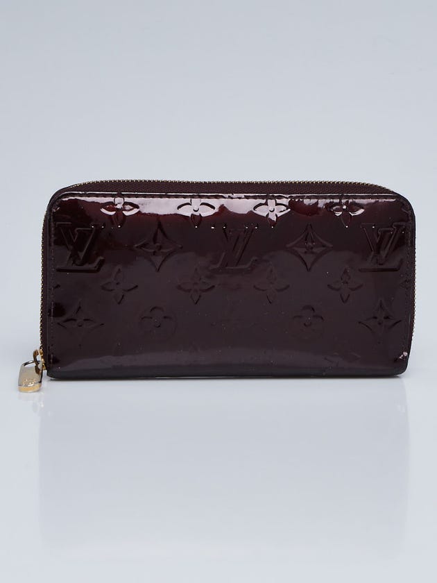 Louis Vuitton Amarante Monogram Vernis Zippy Wallet