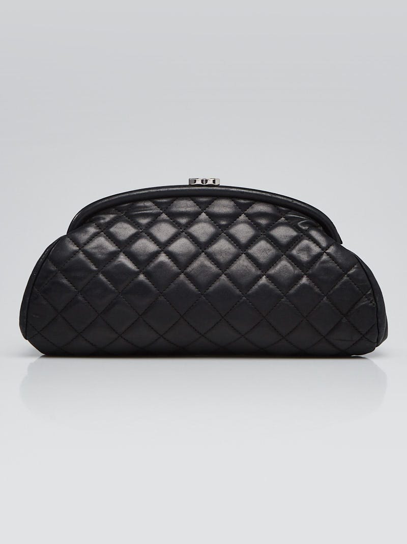 Chanel - Authenticated Timeless/Classique Clutch Bag - Leather Black for Women, Good Condition