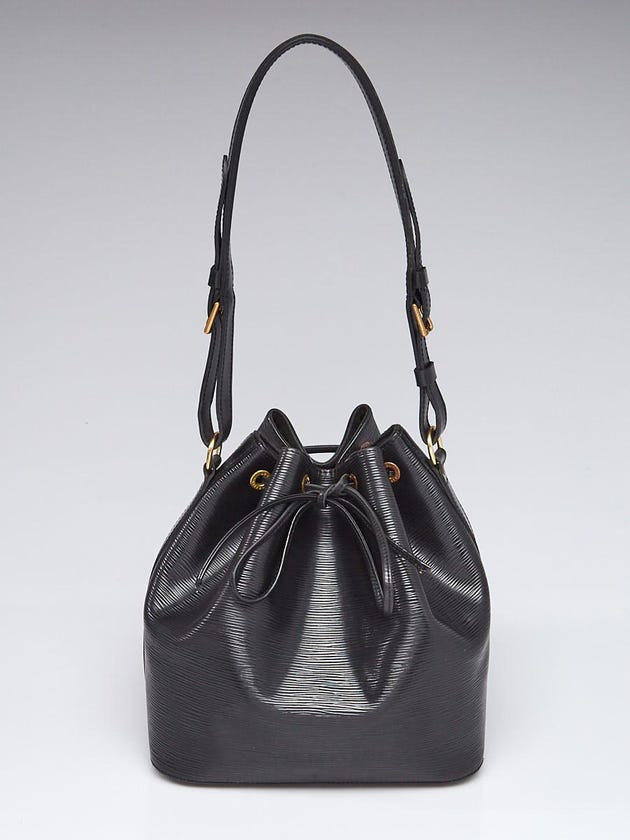 Louis Vuitton Black Epi Leather Petite Noe Bag Yoogi s Closet louis-vuitton-black-epi-leather-petite-noe-bag-yoogi-s-closet