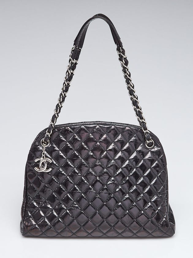 Chanel Black Quilted Calfskin Leather Just Mademoiselle Large Bag