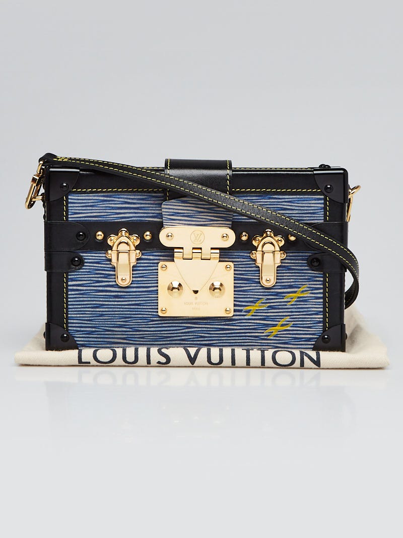 Louis Vuitton Limited Edition Denim Epi Leather Petite Malle Bag - Yoogi's  Closet