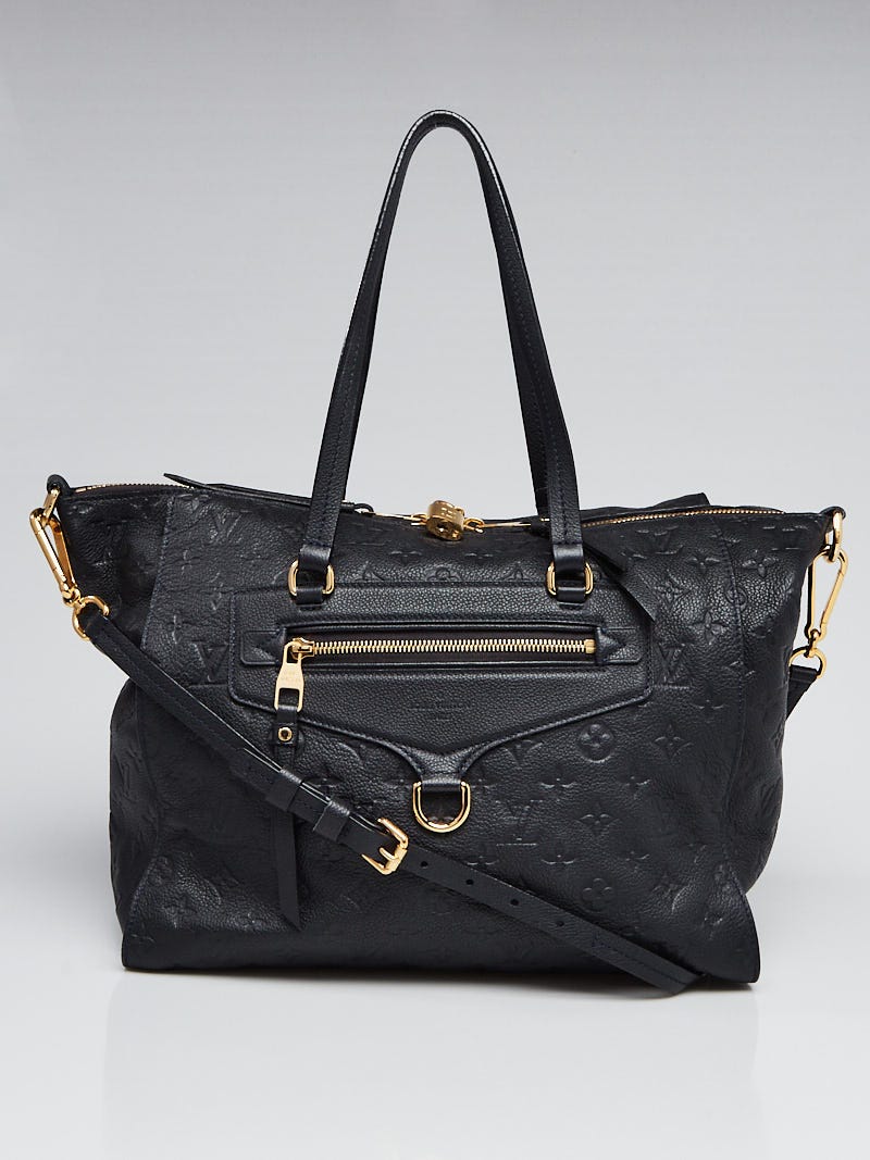 Gucci Black Leather Embossed XL Tote Bag - Yoogi's Closet