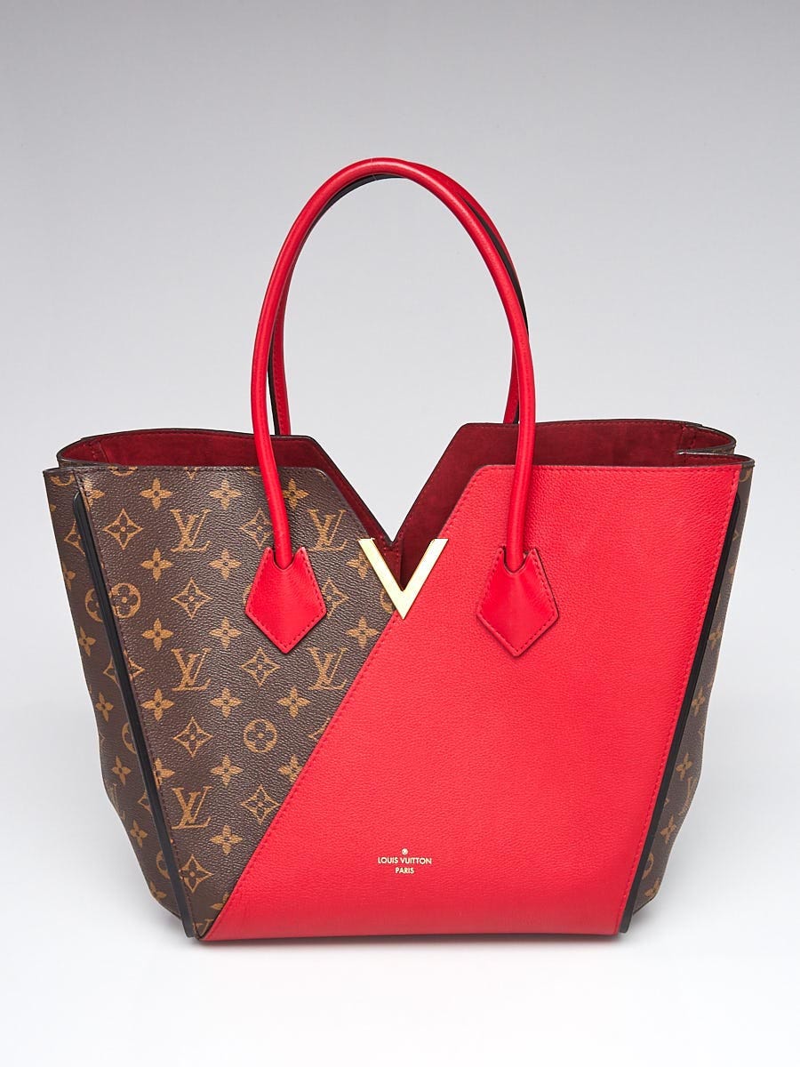 Louis Vuitton Monogram Canvas and Cerise Leather Kimono Tote Bag - Yoogi's  Closet