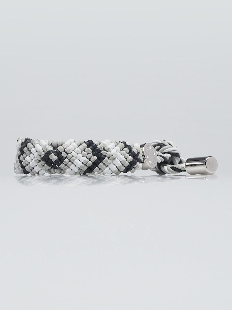 Louis Vuitton Gris Calfskin Leather Friendship Bracelet - Yoogi's