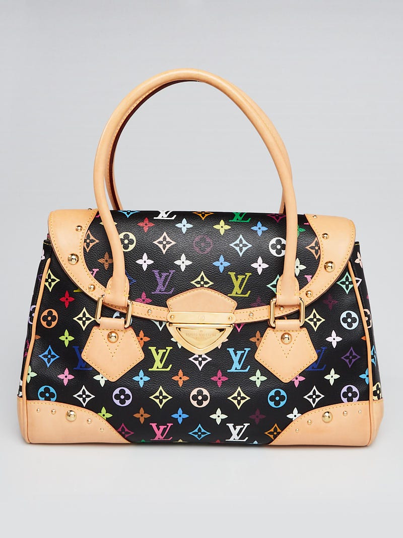 Louis Vuitton Black Monogram Multicolor Beverly GM Bag - Yoogi's