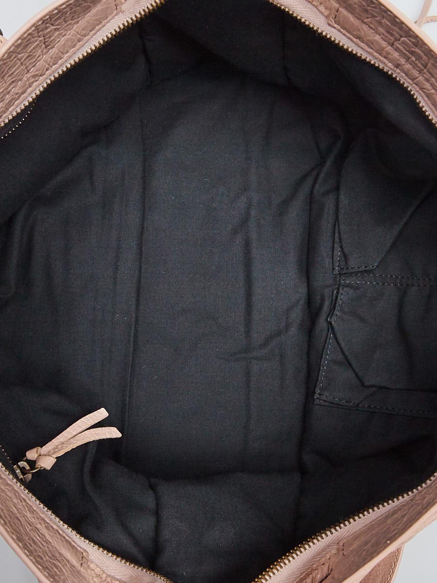 Balenciaga Rose Aubepine Lambskin Leather Motorcycle City Bag Balenciaga Rose Aubepine Lambskin Leather Motorcycle City Bag