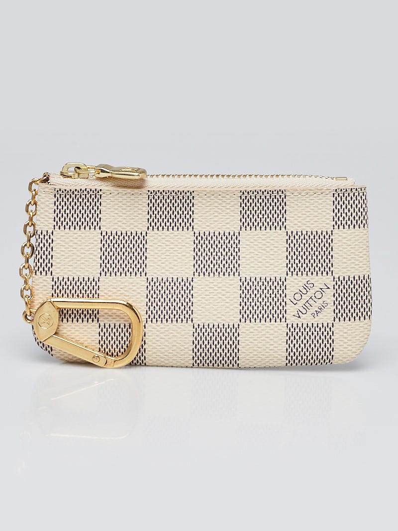 Louis Vuitton Damier Azur Canvas Pochette Cles Key Pouch - Yoogi's