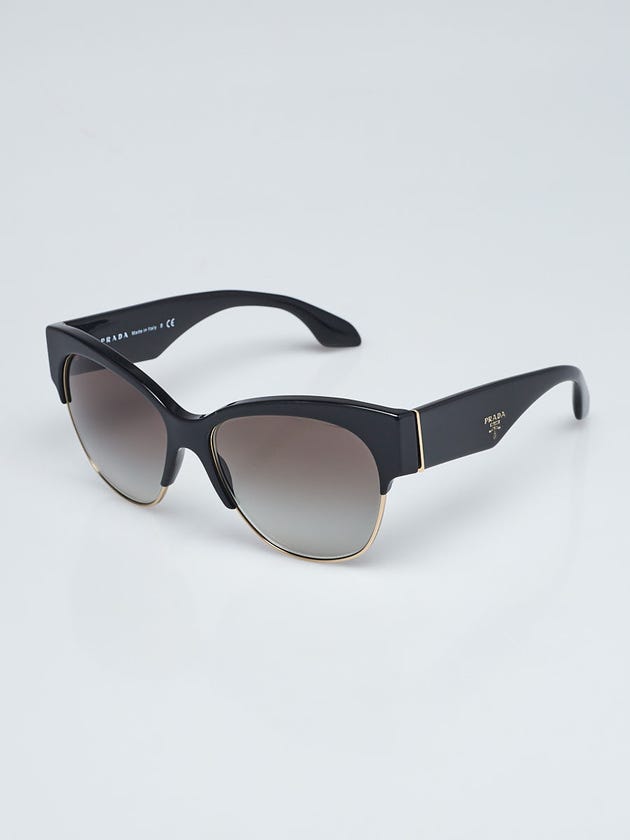 Prada Black Acetate Frame Cat Eye Sunglasses - SPR11R