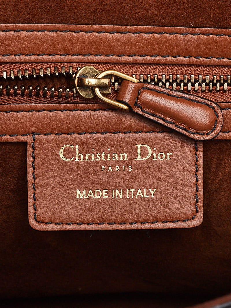 Christian Dior Black Pebbled Leather Small Dior Bobby Bag - Yoogi's Closet