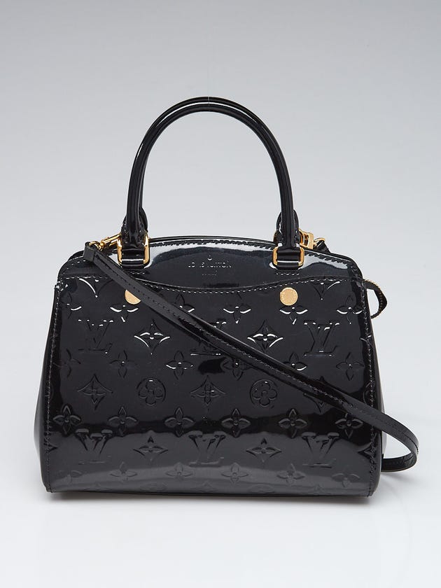 Louis Vuitton Black Magnetique Monogram Vernis Vernis Brea PM NM Bag