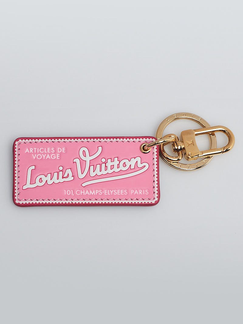 Louis Vuitton Pink Coated Canvas and Leather World Tour BB Bag Charm and  Key Holder - Yoogi's Closet