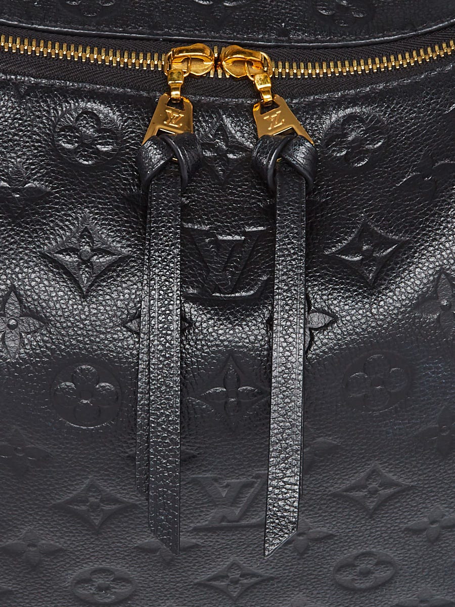 Louis Vuitton Black Monogram Empreinte Ponthieu PM Leather Pony