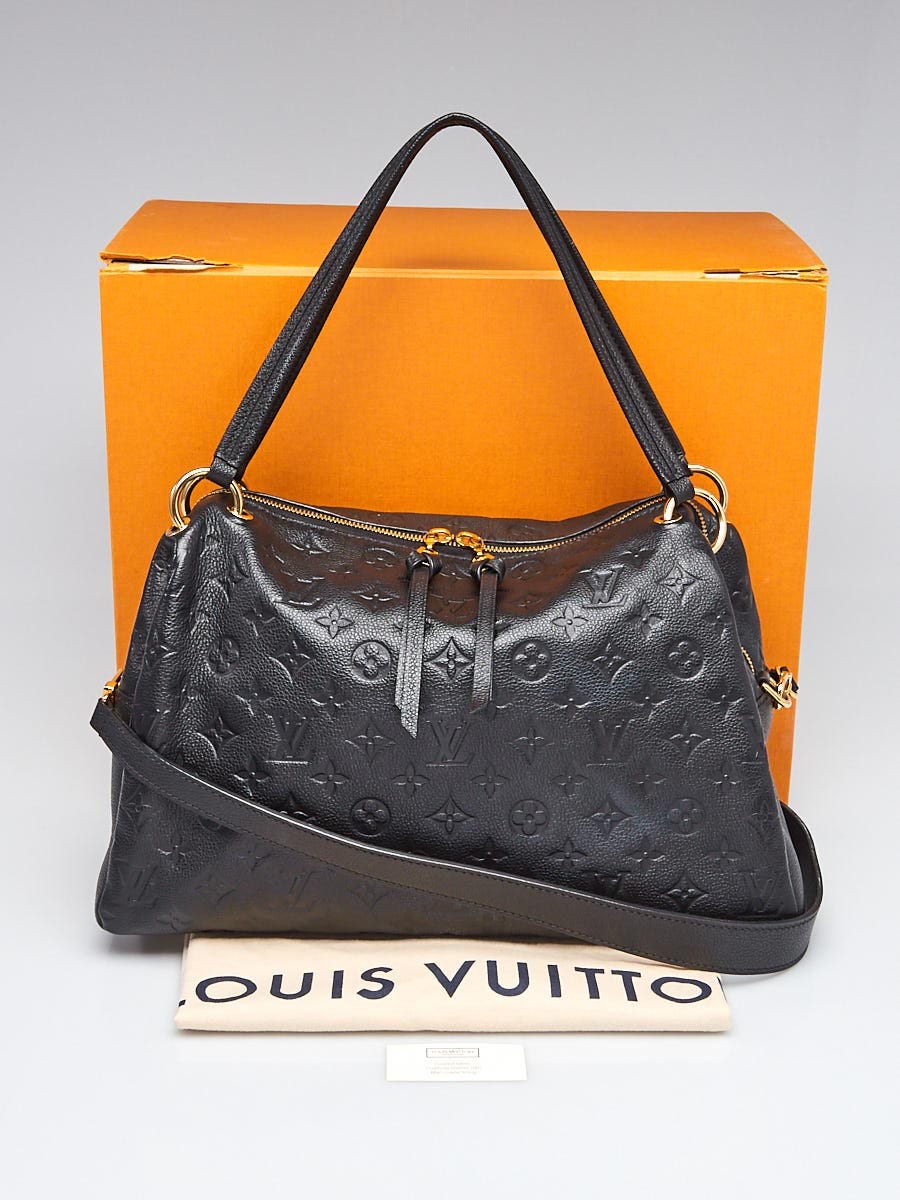 Louis Vuitton Black Monogram Empreinte Ponthieu PM Leather Pony-style  calfskin ref.177905 - Joli Closet