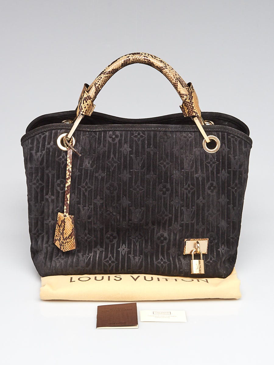 Louis Vuitton Limited Edition Kohl Monogram Embossed Suede Whisper PM Bag -  ShopperBoard
