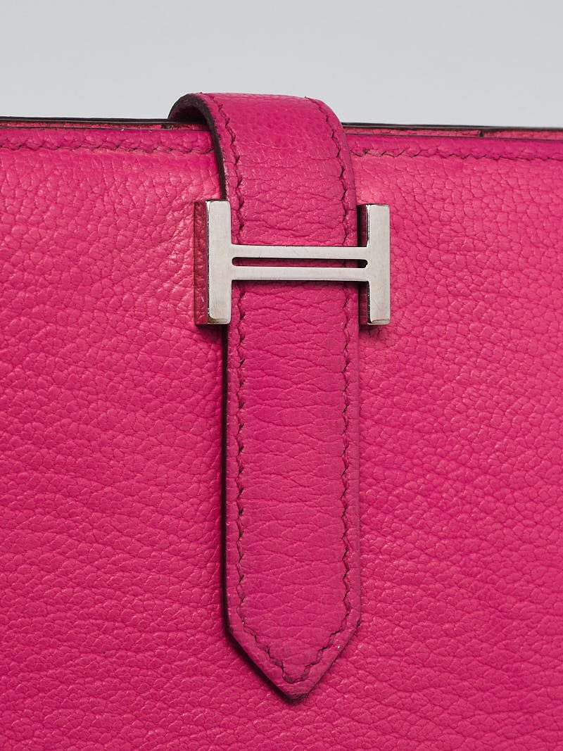 Hermes Rose Tyrien Chevre Mysore Leather