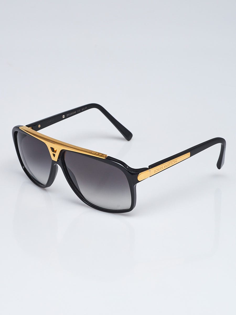 Louis Vuitton Black Acetate Frame Evidence Millionaire Sunglasses